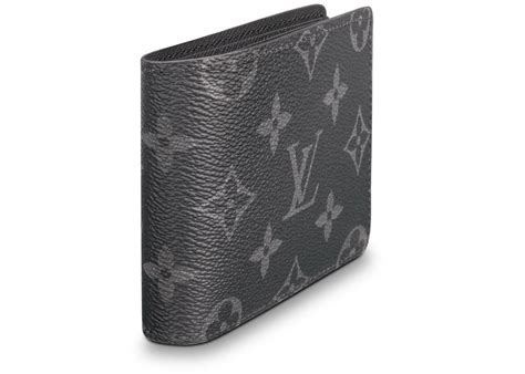 lv slender wallet monogram eclipse